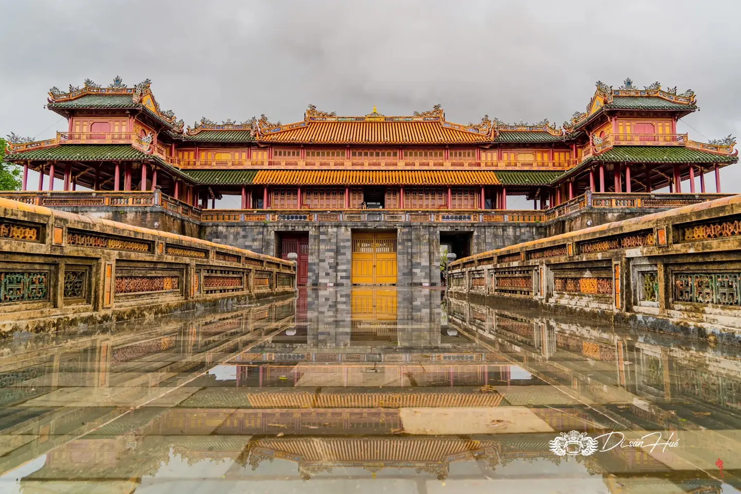 The Imperial City of Huế after rain